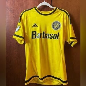 Adidas Columbus Crew Soccer Jersey Yellow Men’s Medium 100% Authentic